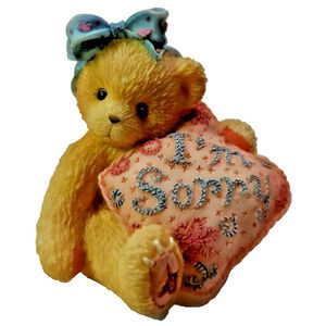 Cherished Teddies Im Sorry Mini Figurine 1997 Enesco Priscilla Hillman 303097